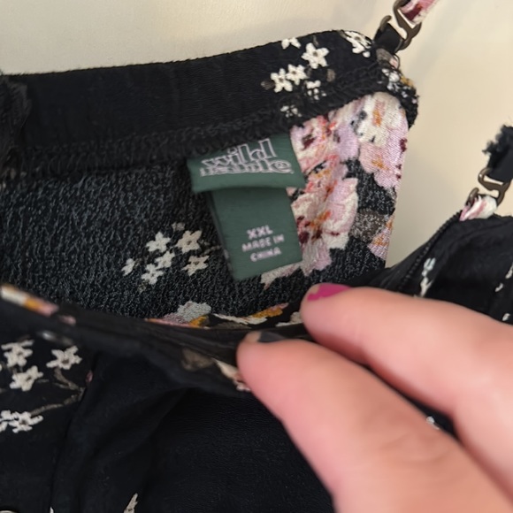 Wild fable floral cold shoulder jumpsuit - Picture 10 of 13